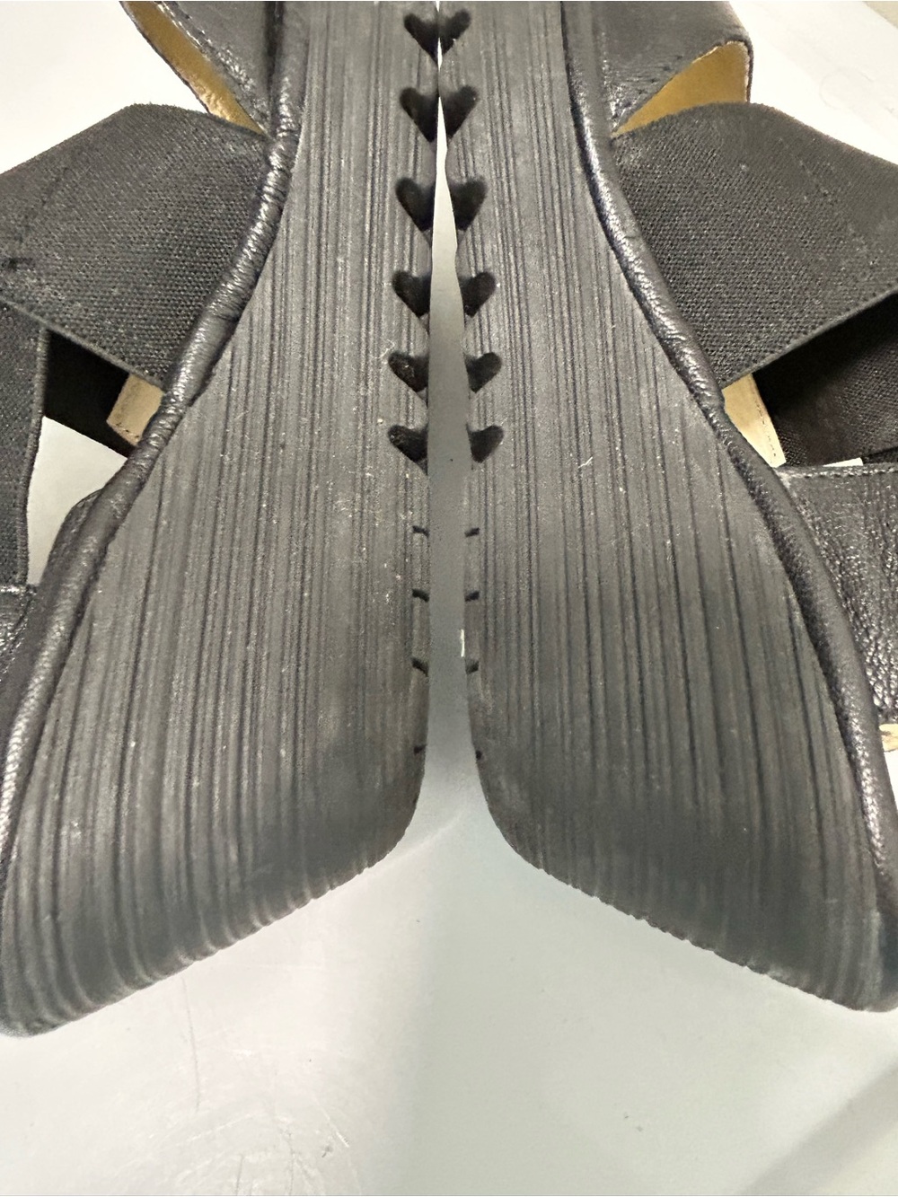 Fly London Yuba Wedge Sandals Black Size 8 - 8.5 US 39 EU - Picture 11 of 15